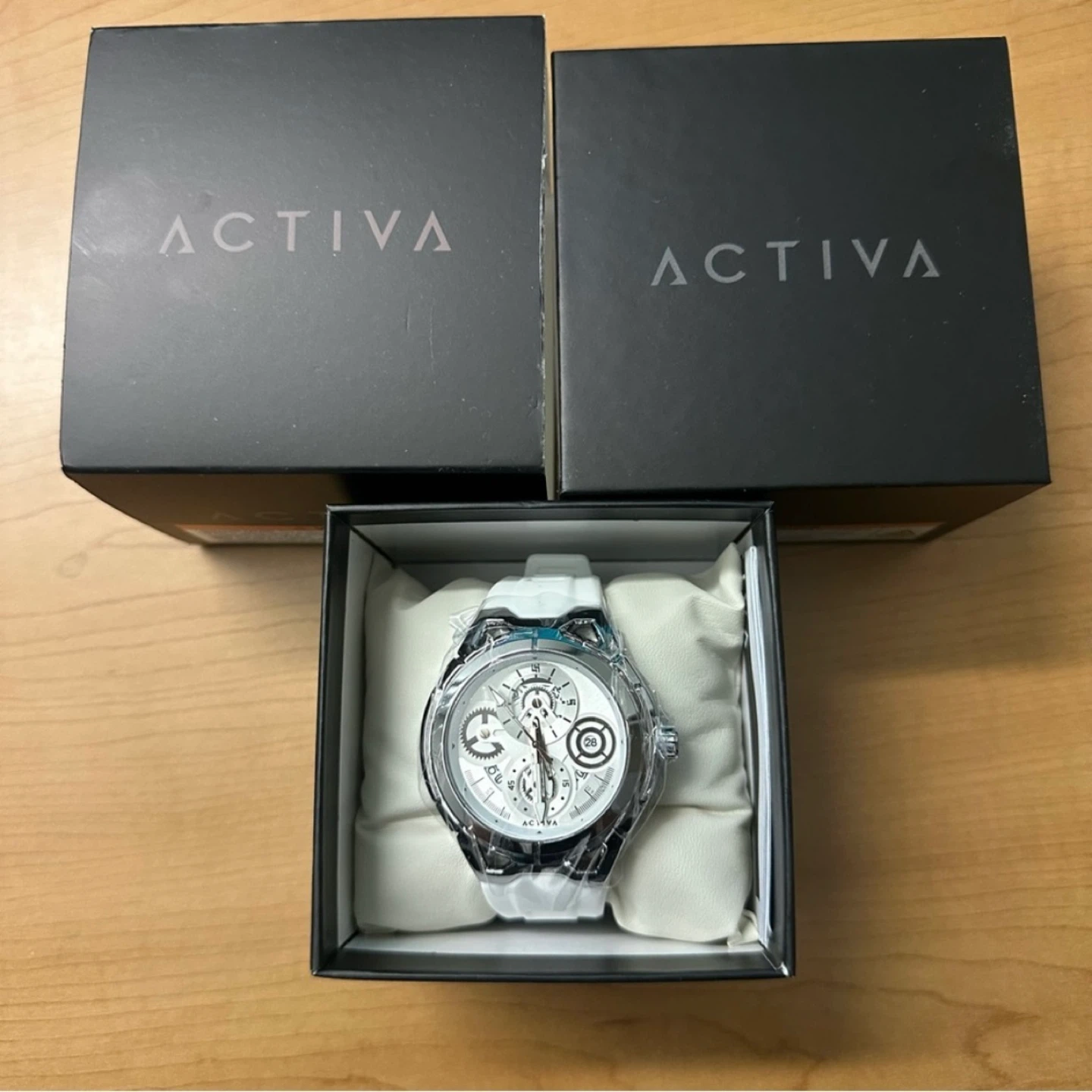 Activa X Invicta Men's Watch - 44mm, White & Silver - photo 2