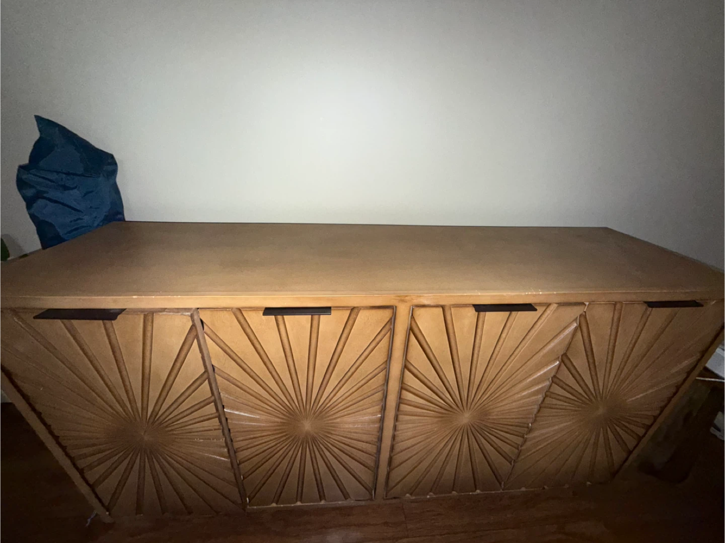 Unique Sunburst Design Sideboard / Cabinet