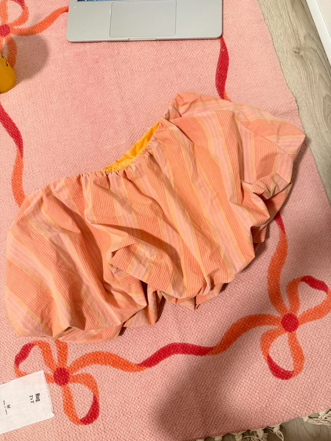 Kimchi Blue Anne Bubble Mini Skort - Coral, Size S - photo 3