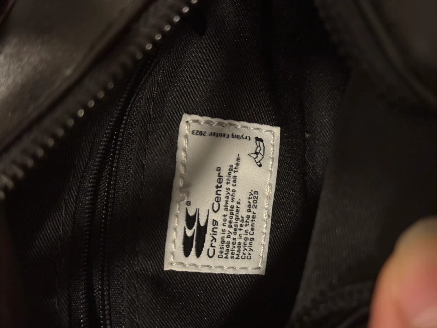 Crying Center Black Mini Bag - photo 2