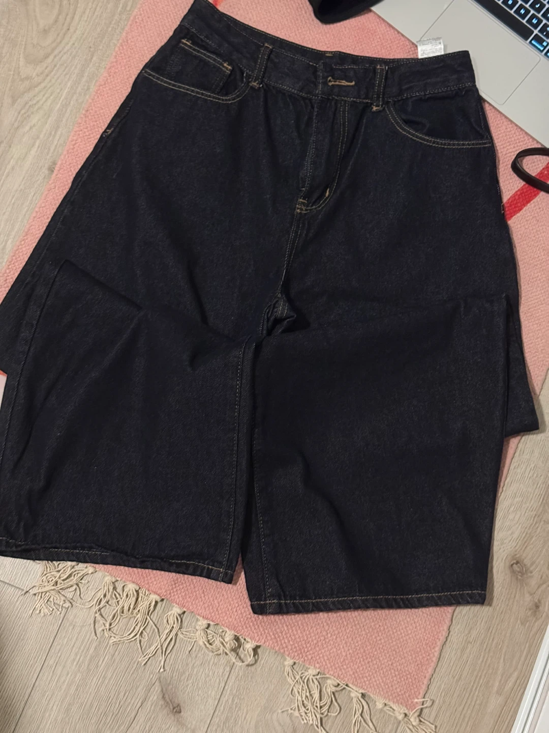 Dark Wash Wide Leg Jeans - photo 2