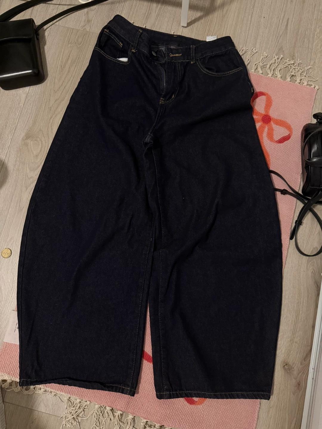 Dark Wash Wide Leg Jeans