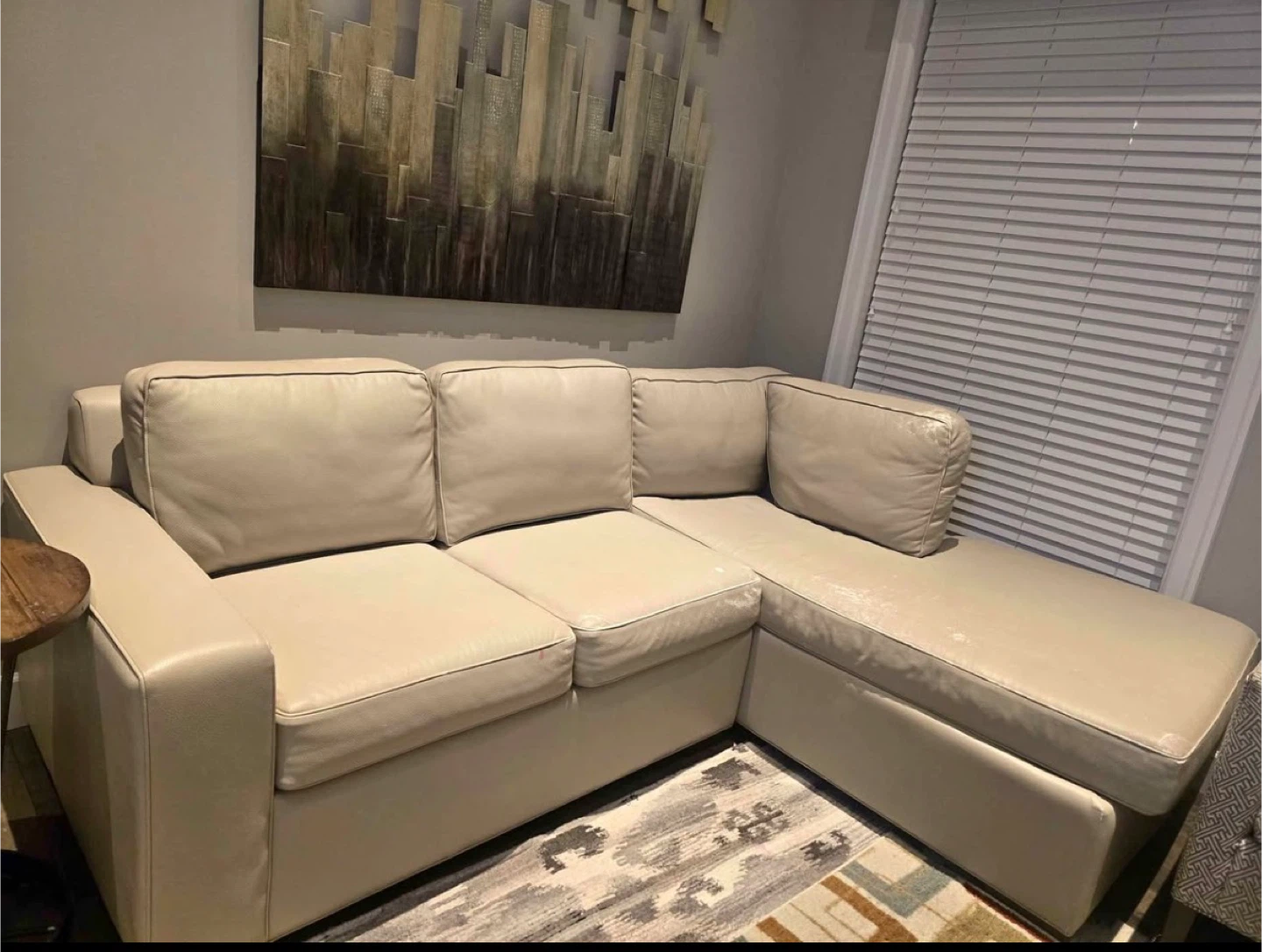 L shape sofa