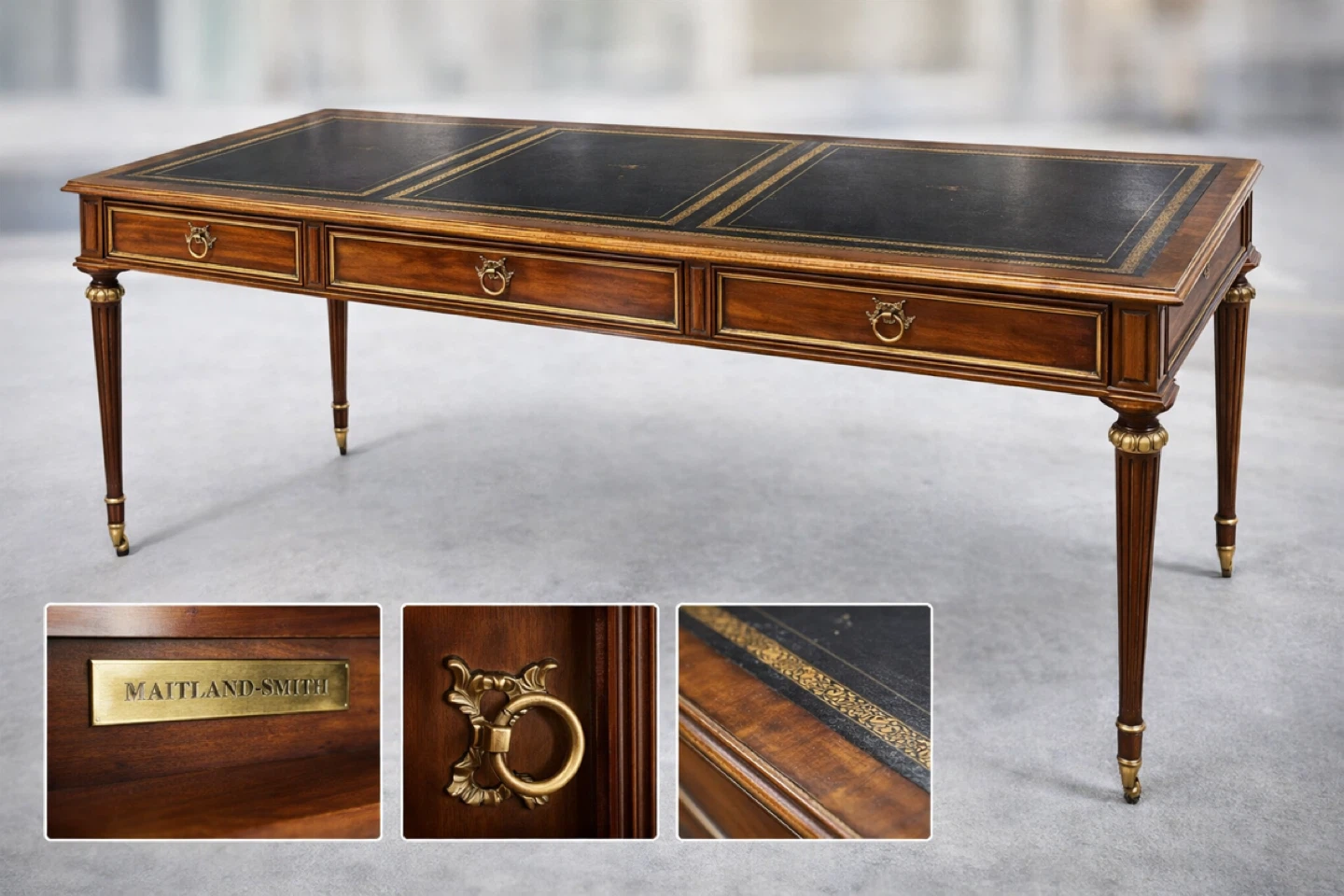 Maitland Smith Desk – Vintage Regency Style Writing Desk