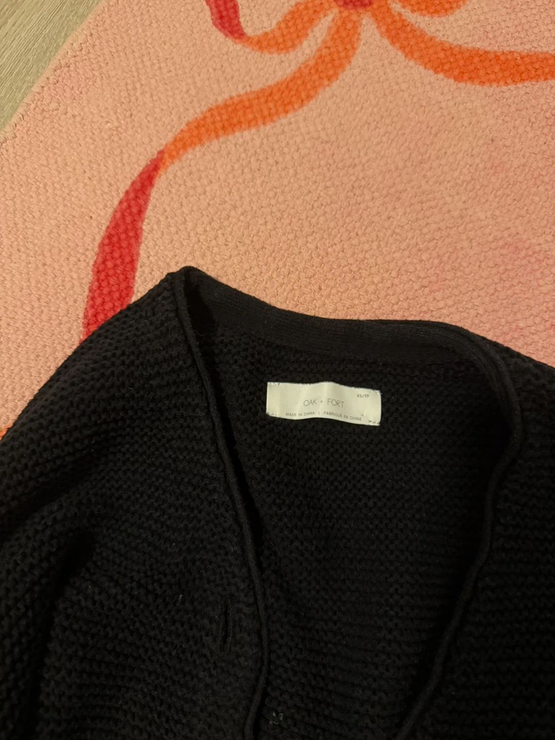OAK + FORT Black Knit Cardigan - photo 2
