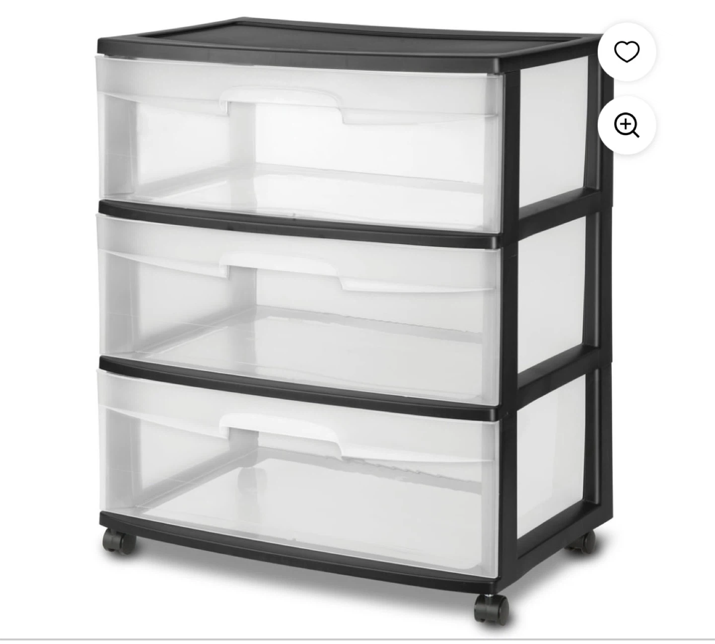 3-Drawer Storage Cart