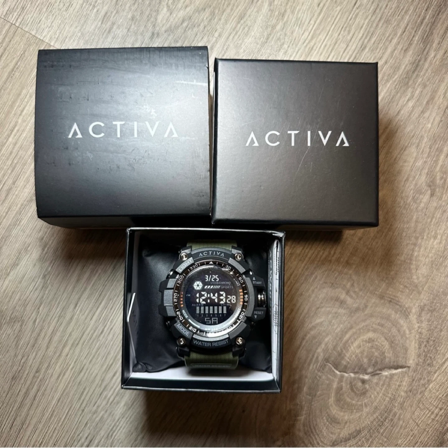 Activa X Invicta Digital Men's Watch - 56mm, Green - photo 2