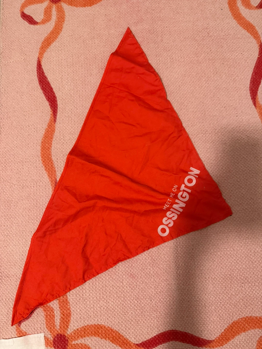 Orange Ossington Bandana