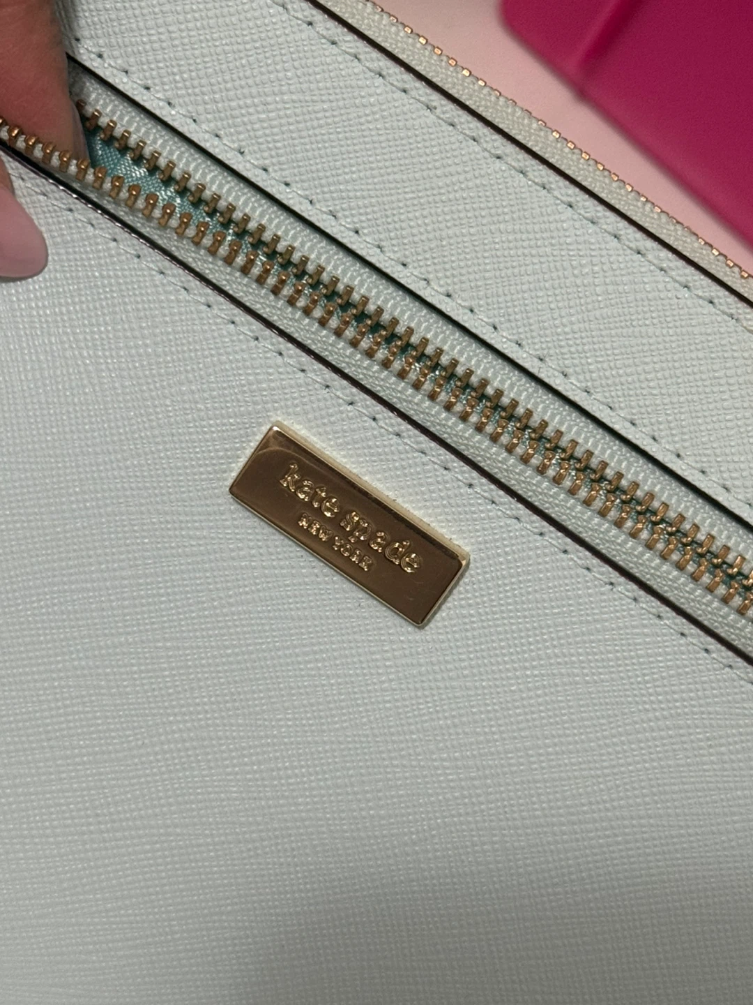 Kate Spade Light Blue Wristlet Clutch - photo 4
