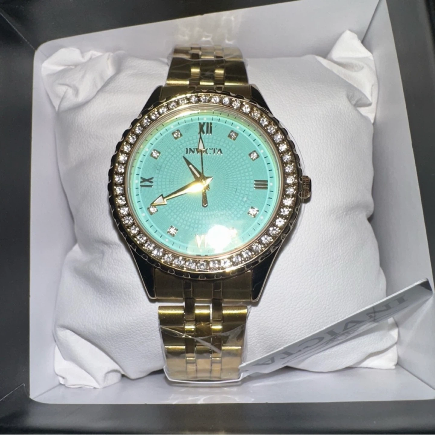 INVICTA Wildflower Women’s Watch - 33mm, Gold & Tiffany Blue - photo 4
