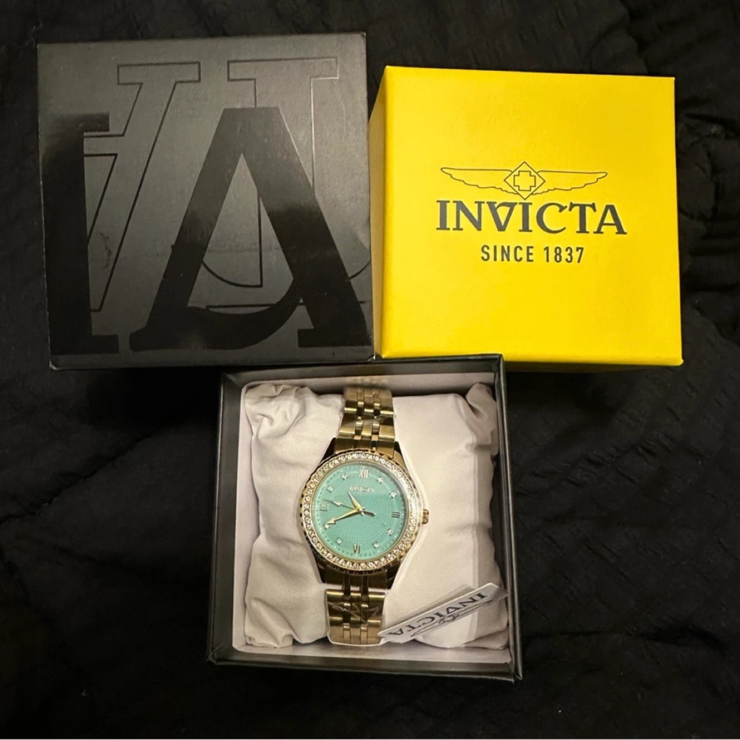 INVICTA Wildflower Women’s Watch - 33mm, Gold & Tiffany Blue - photo 2
