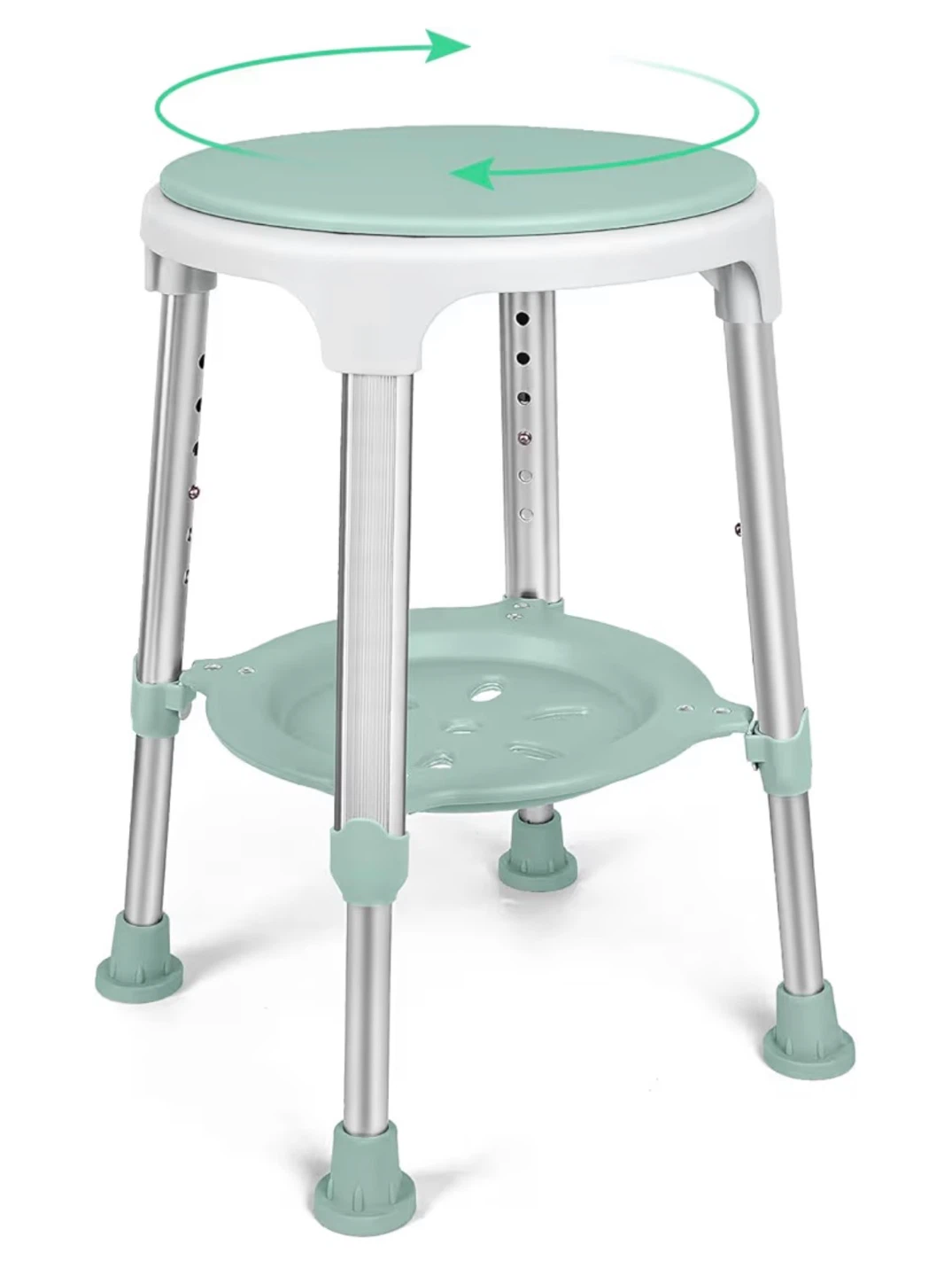 Shower Chair for Inside Shower, Swivel Shower Stools