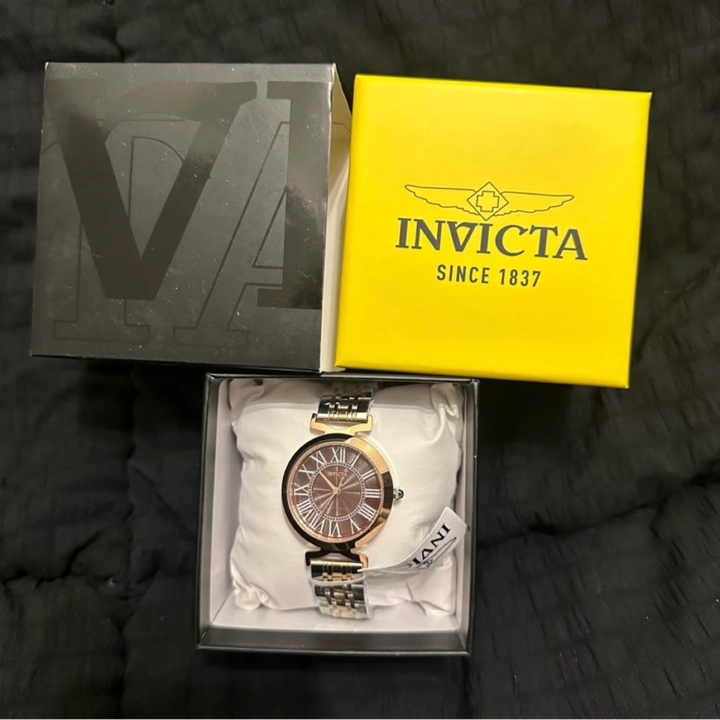 INVICTA Wildflower Women’s Watch - 34mm, Rose Gold & Black Dial - photo 2