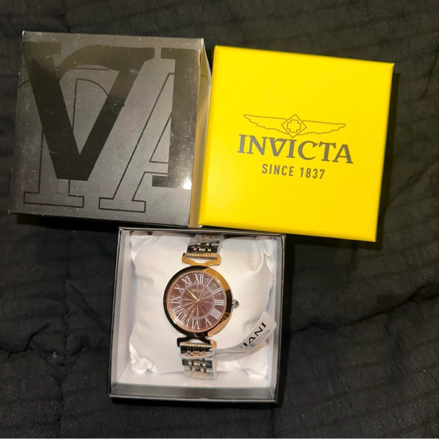 INVICTA Wildflower Women’s Watch - 34mm, Rose Gold & Black Dial - photo 3