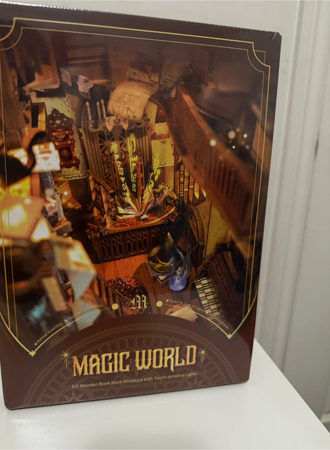 Harry Potter Magic World DIY Wooden Book Nook Miniature Kit - photo 4
