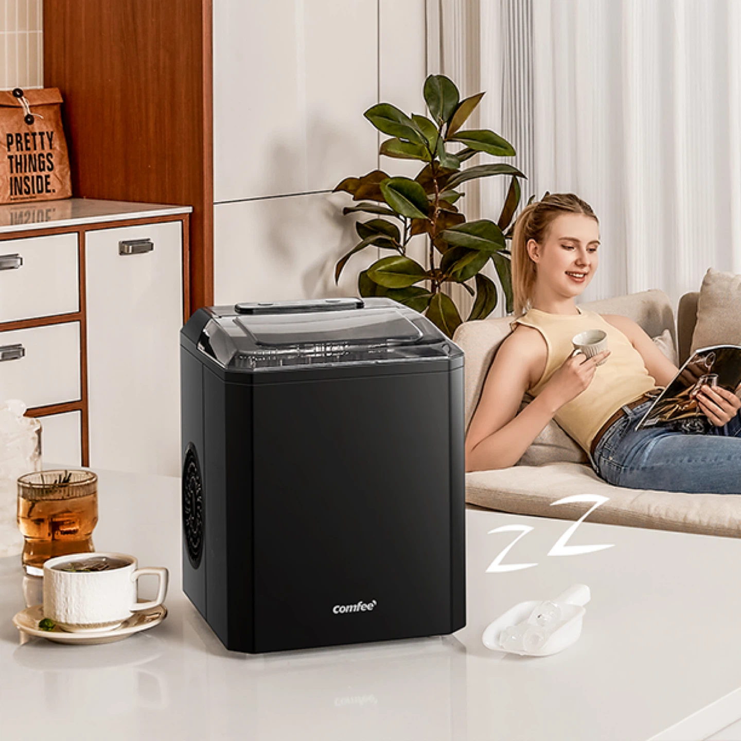 Comfee Black Countertop Ice Maker - photo 3