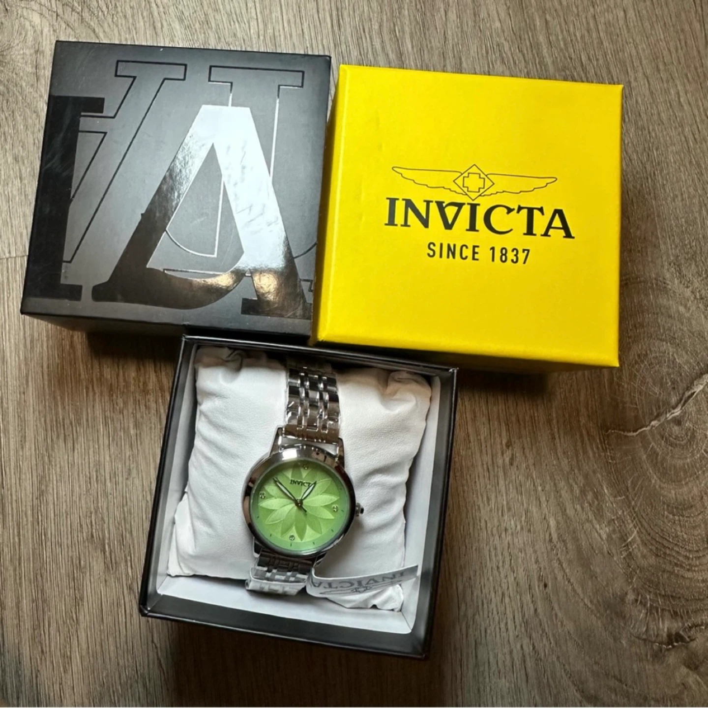 Invicta Wildflower Women's Watch - 34mm, Green & Silver - photo 2