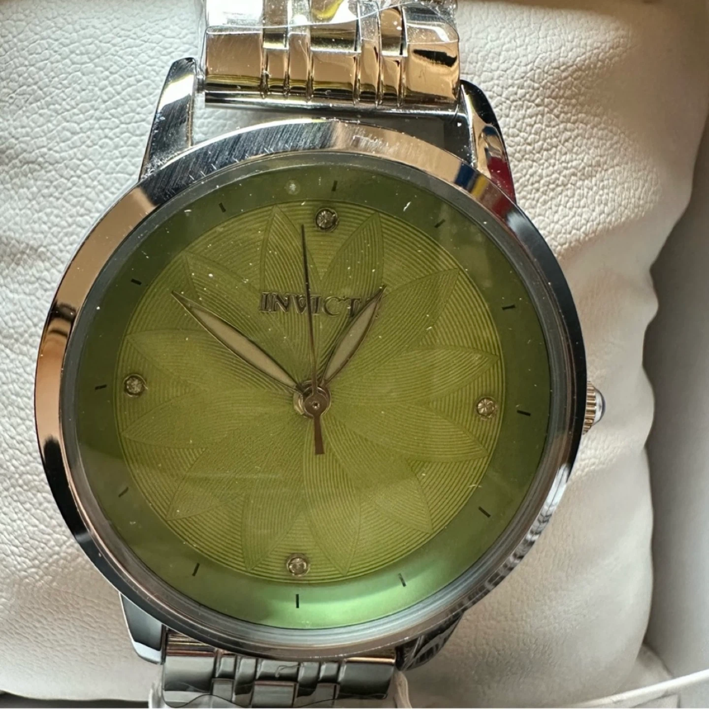 Invicta Wildflower Women's Watch - 34mm, Green & Silver - photo 3