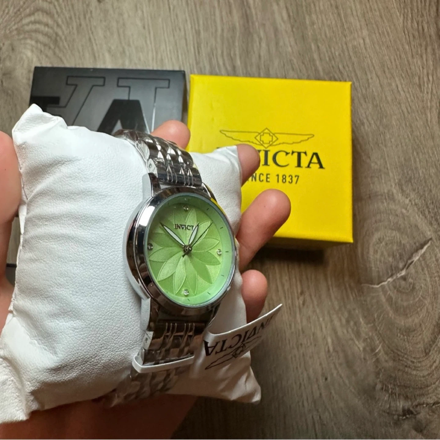 Invicta Wildflower Women's Watch - 34mm, Green & Silver - photo 5