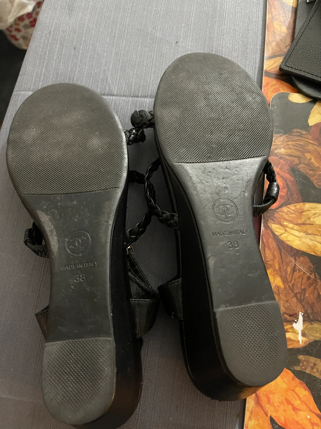 Woman’s sandals size 38 good for petite skinny foot - photo 4