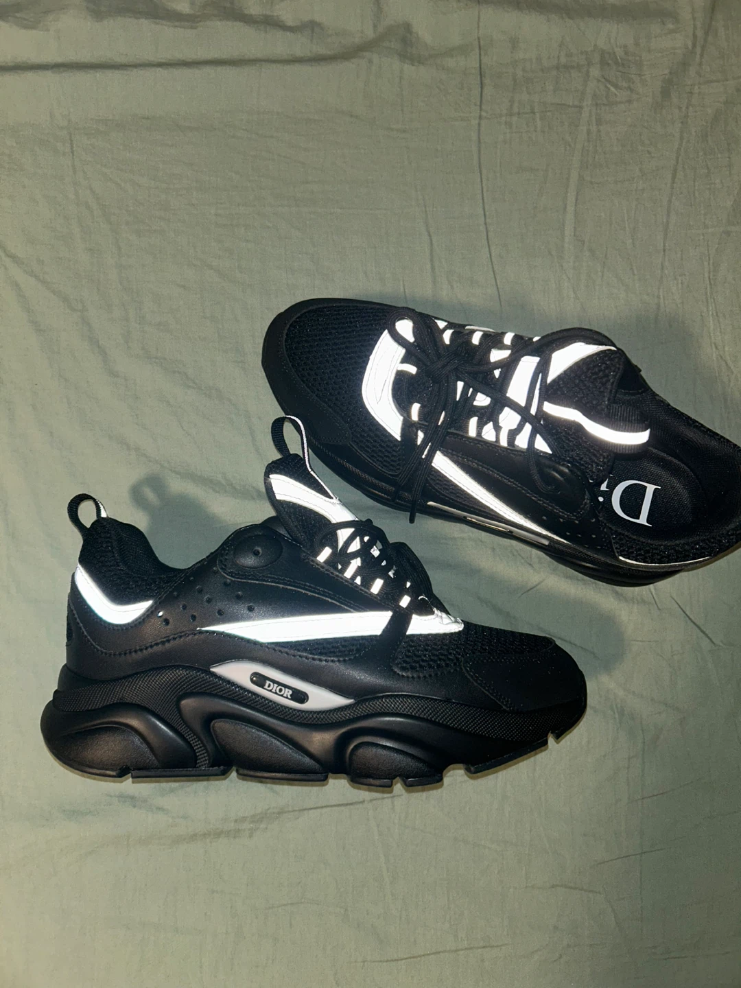 Dior B22 black and silver Sneakers