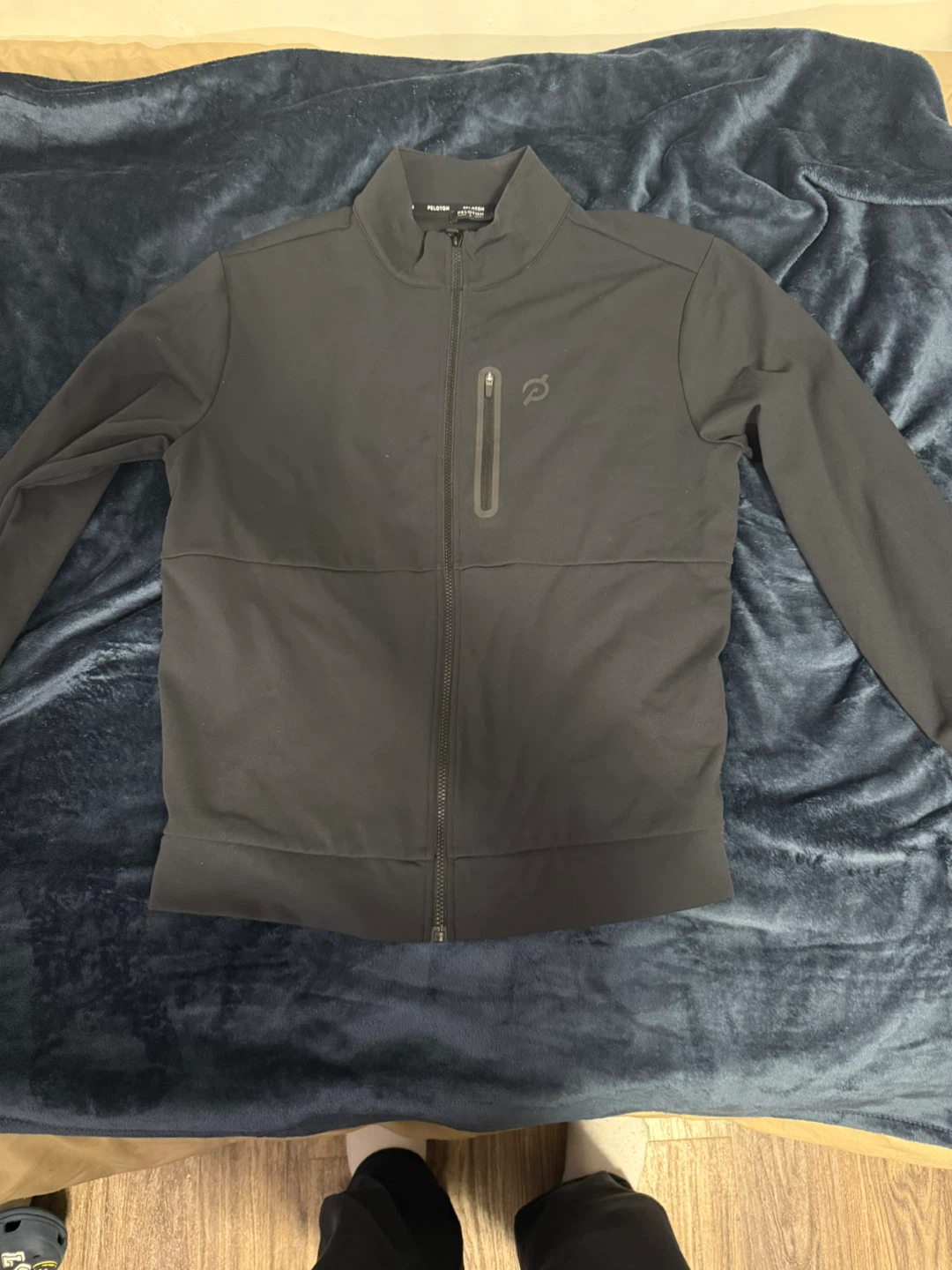 Peloton Black Full Zip Track Jacket