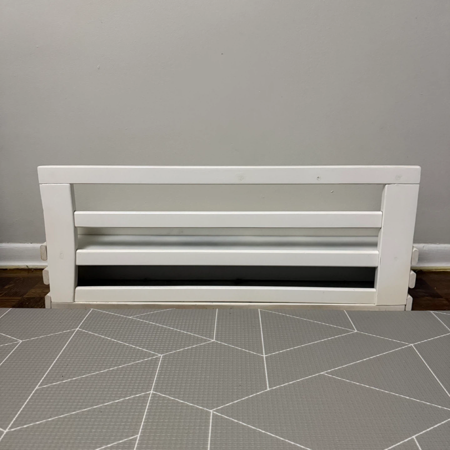 Homebuilt White Wooden Bookshelf for Kids - photo 4