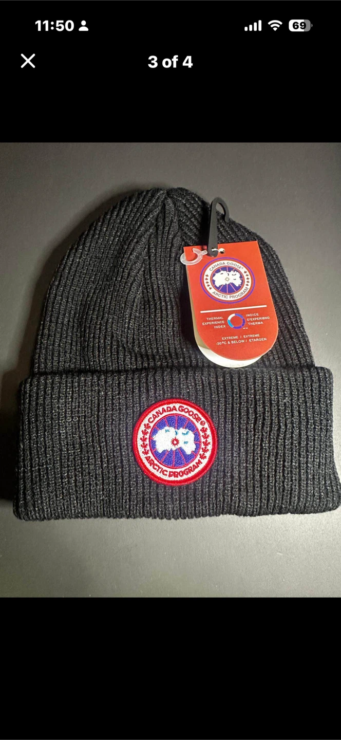 New Canada Goose Arctic Program Knit Beanie with dust bag - photo 3