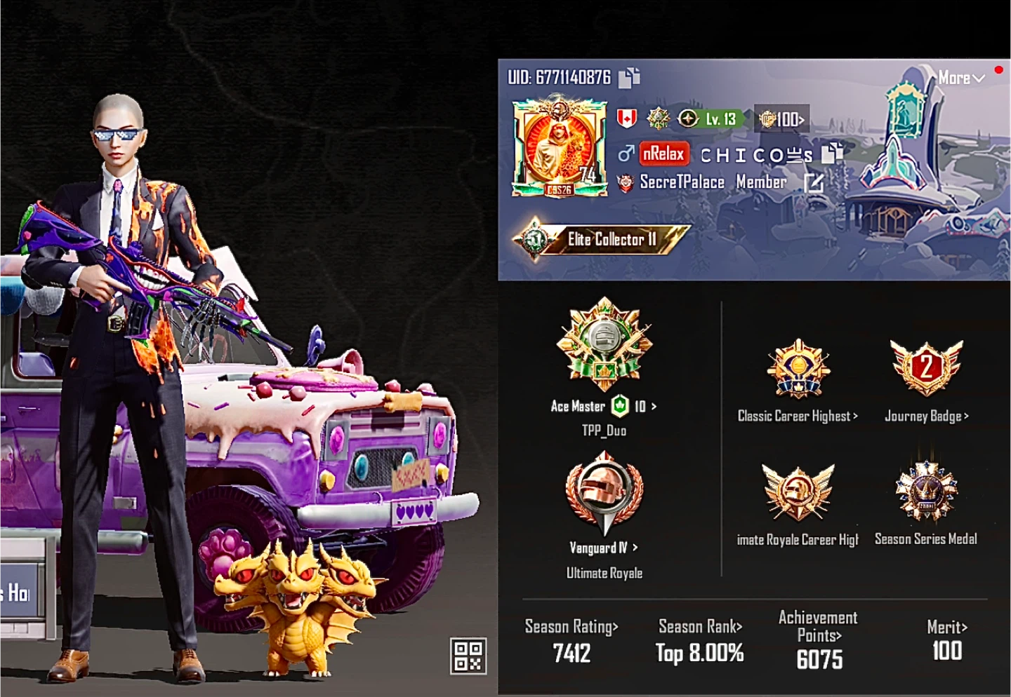 PUBG Mobile Elite Collector II Account - Lv. 13
