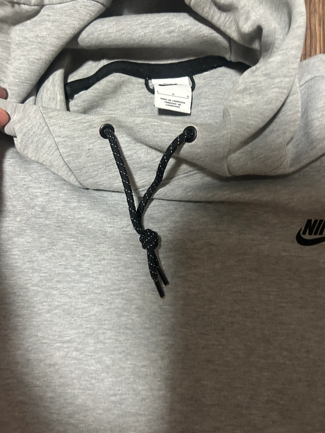 Grey Nike Tech Hoodie - photo 5