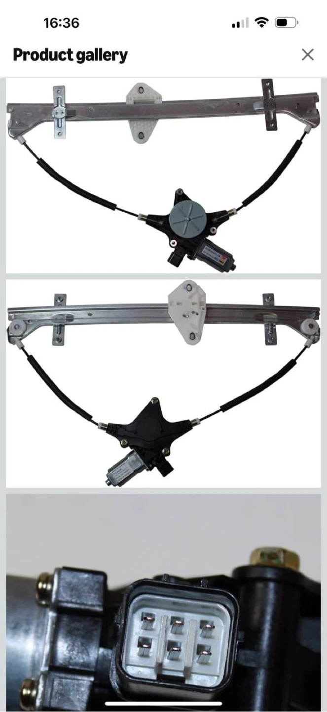 TYC Front Driver Side Window Regulator w/ Motor (Honda - photo 2