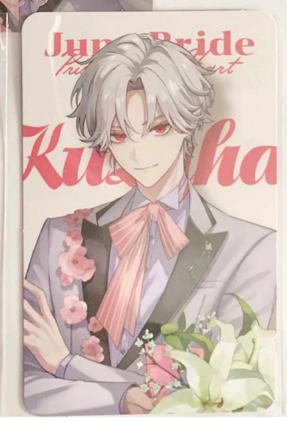 Kuzuha nijisanji june bride 2024 instax photocard rare
