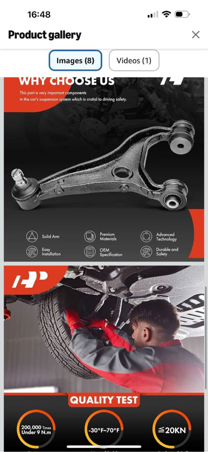 A-Premium Rear Left Upper Control Arm (Subaru Outback - photo 4