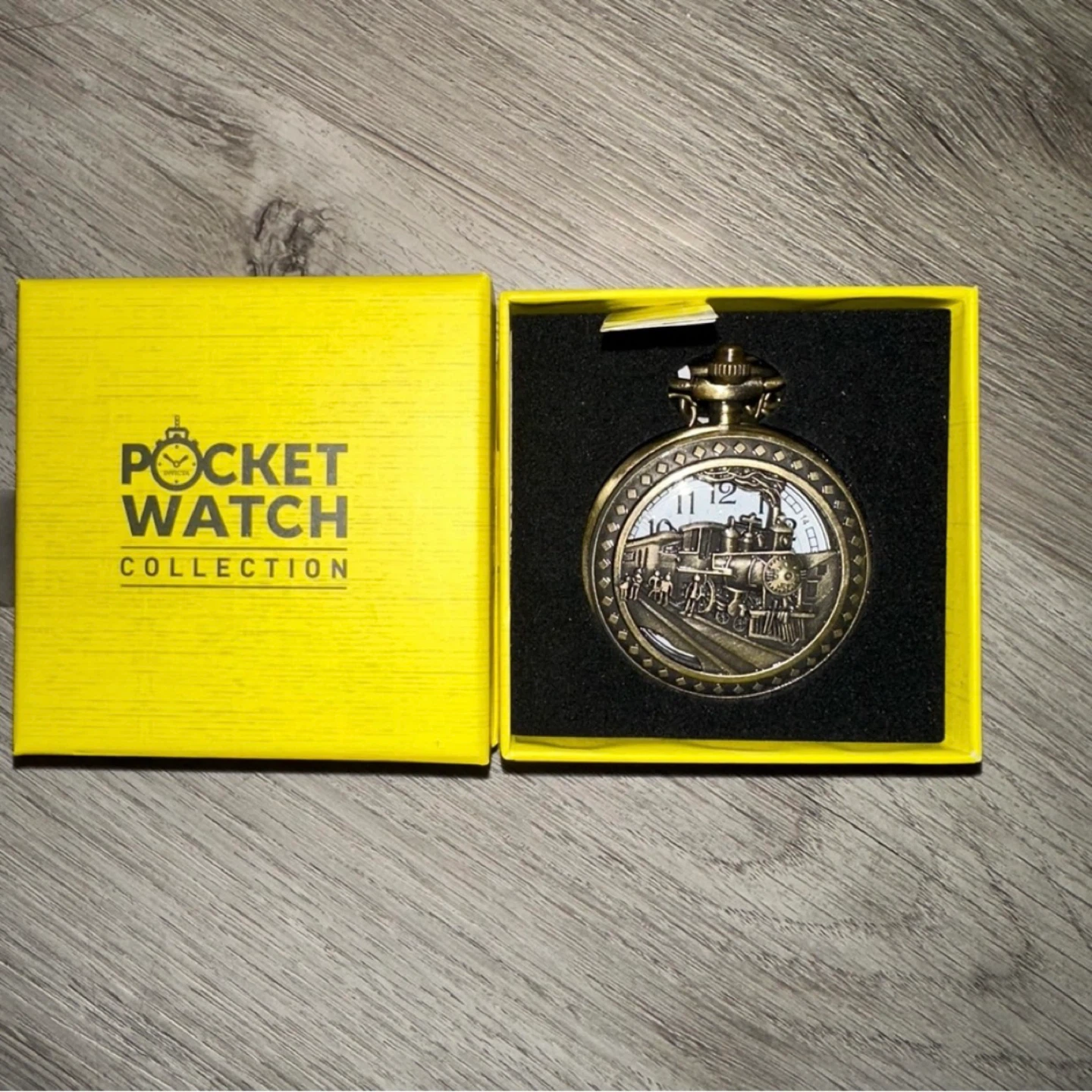 Invicta Vintage Pocket Watch - Train, 47mm - photo 2