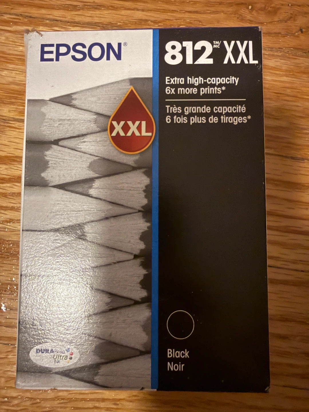 Epson 812 XXL Extra High-Capacity Black Ink Cartridge