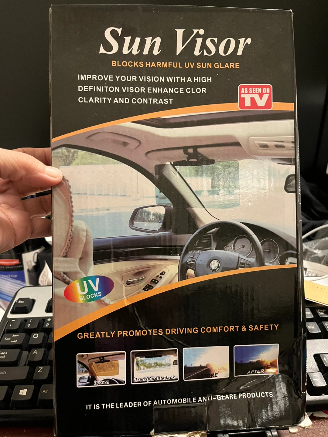 Sun Visor - Blocks Harmful UV Sun Glare