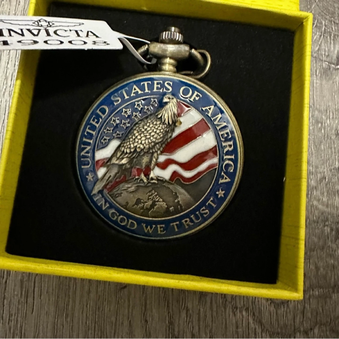 Invicta Vintage Pocket Watch - USA In God We Trust - photo 4