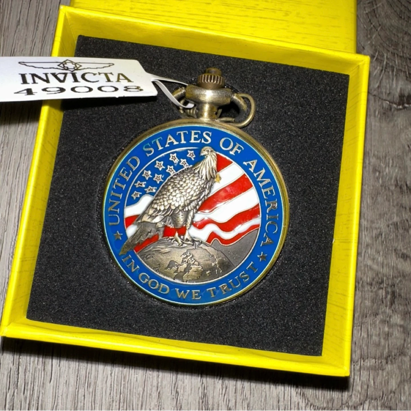 Invicta Vintage Pocket Watch - USA In God We Trust - photo 3