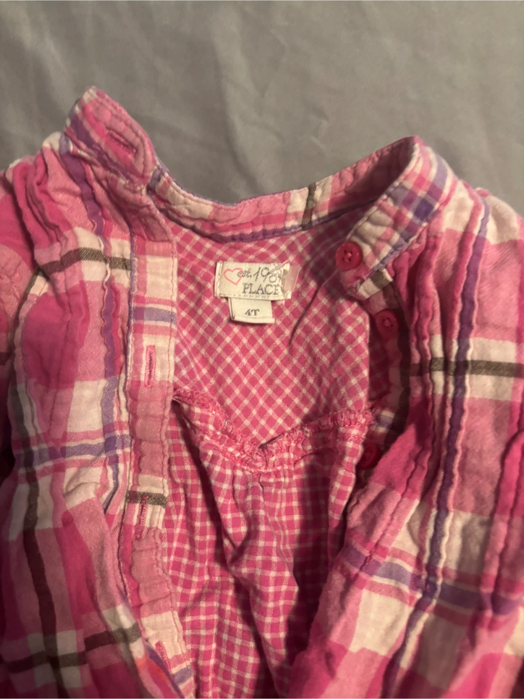 The Children's Place Plaid Shirt Size 4T - photo 2