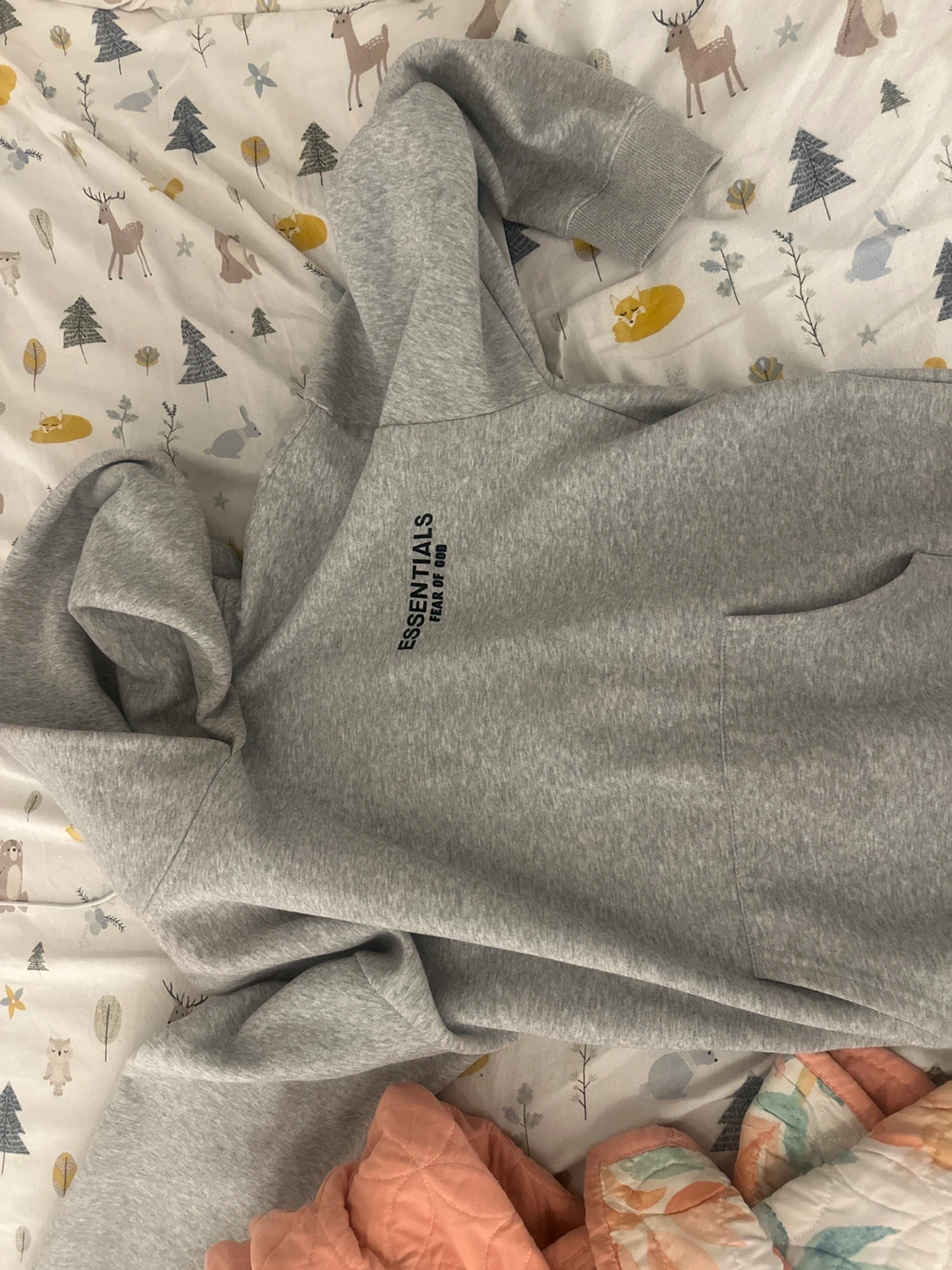 Fear of God Essentials Grey Hoodie