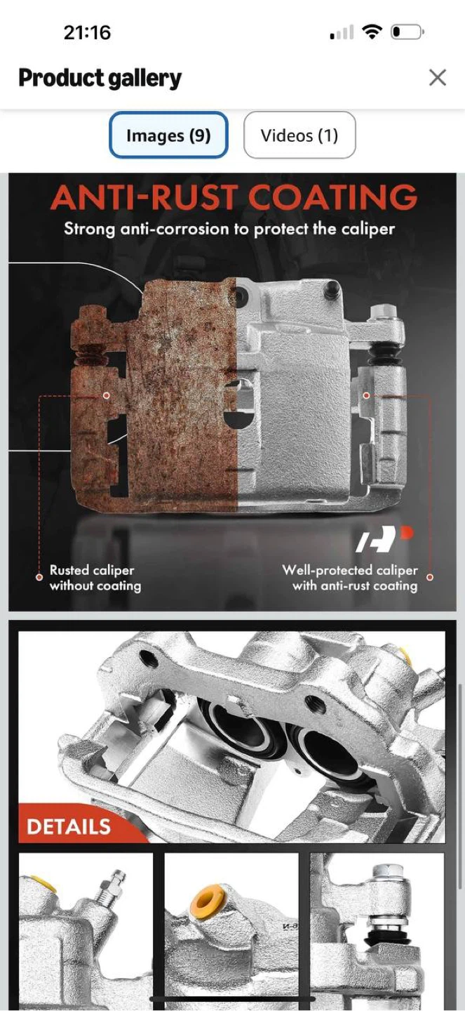 A-Premium FRONT LEFT Brake Caliper (Mercedes GLK) - photo 2