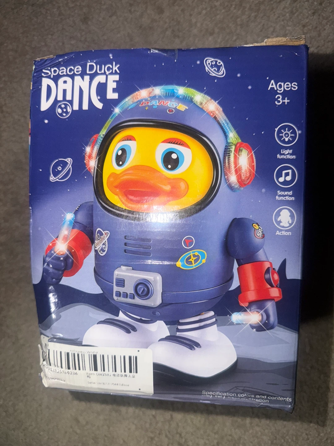 Space Duck Dance Toy