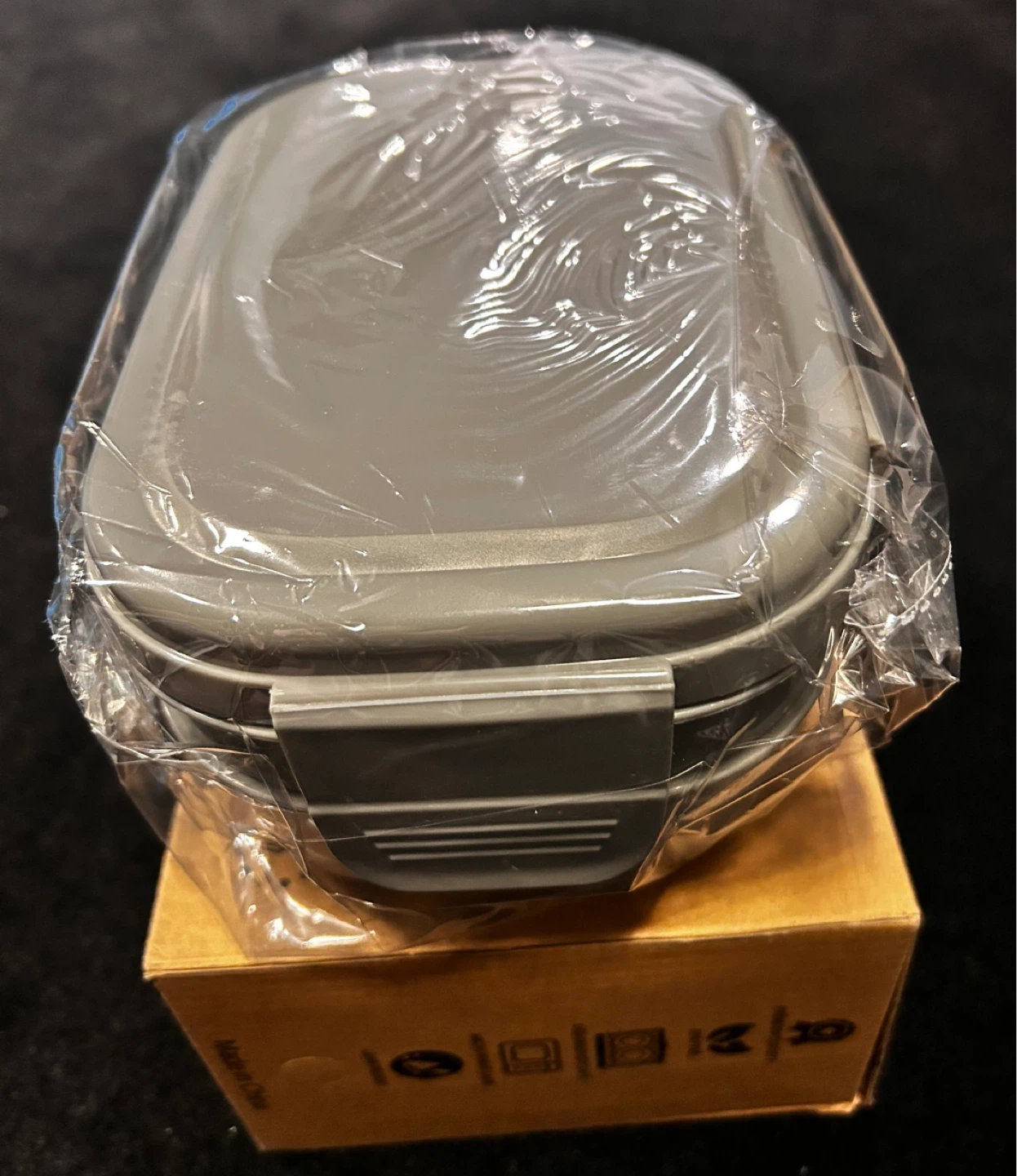 3 layers stackable Food Container - Grey - photo 2