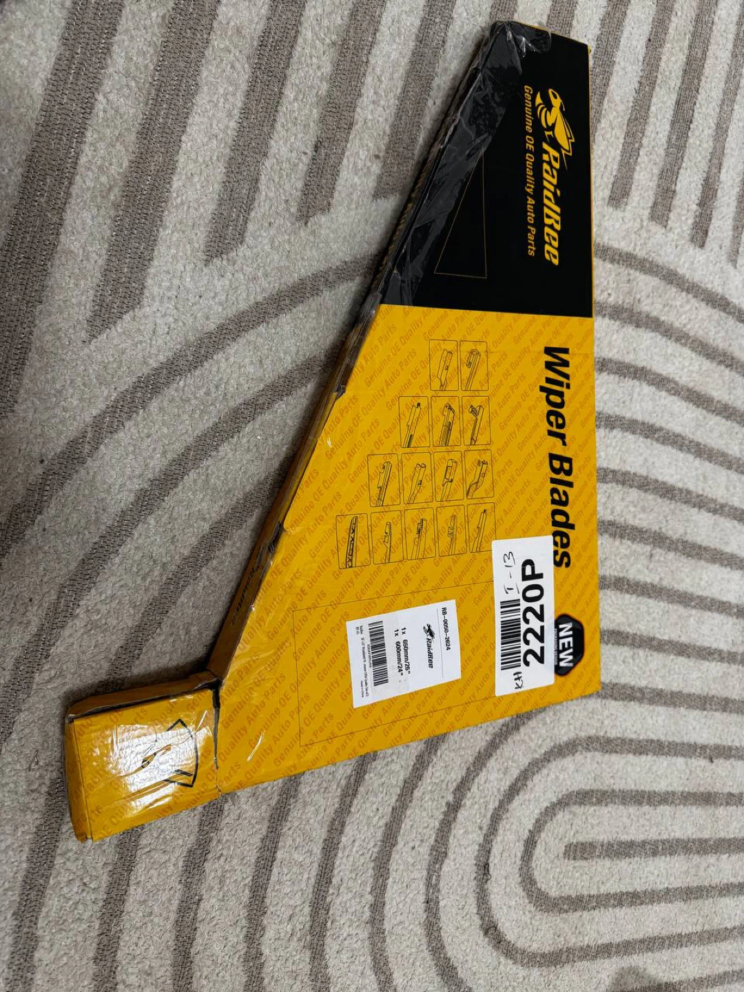RaidBee Wiper Blades 26” + 24” – OEM Quality SET 🔥🚗 - photo 3