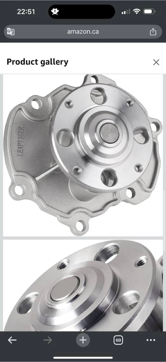 LEAPTIGER AW5103 Water Pump for Chevrolet Equinox / G - photo 3