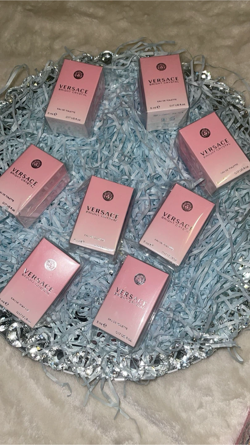 Versace Bright Crystal Eau de Toilette Miniatures (7 Pack)