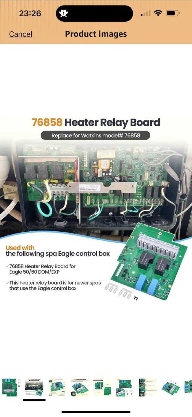 Hodflop 76858 Heater Relay Board for Watkins SPA (IQ 2020) 🛠⚡ - photo 2
