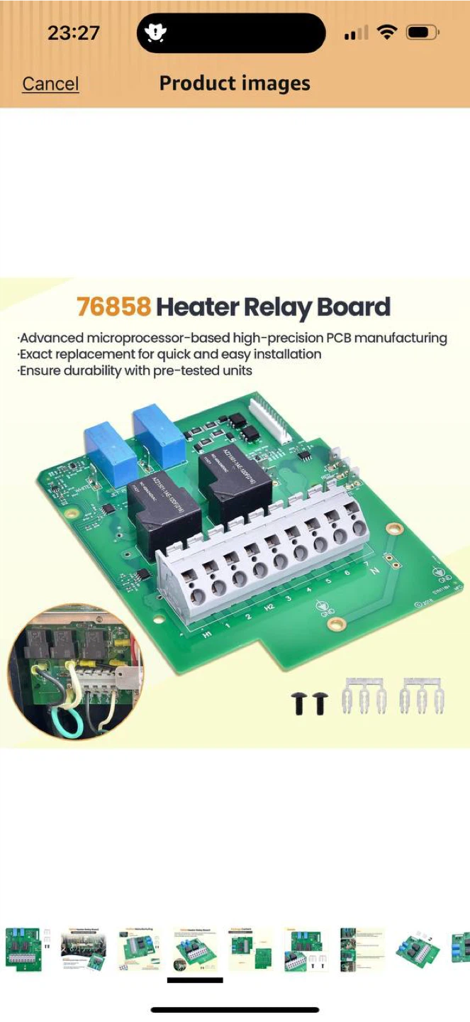 Hodflop 76858 Heater Relay Board for Watkins SPA (IQ 2020) 🛠⚡ - photo 4