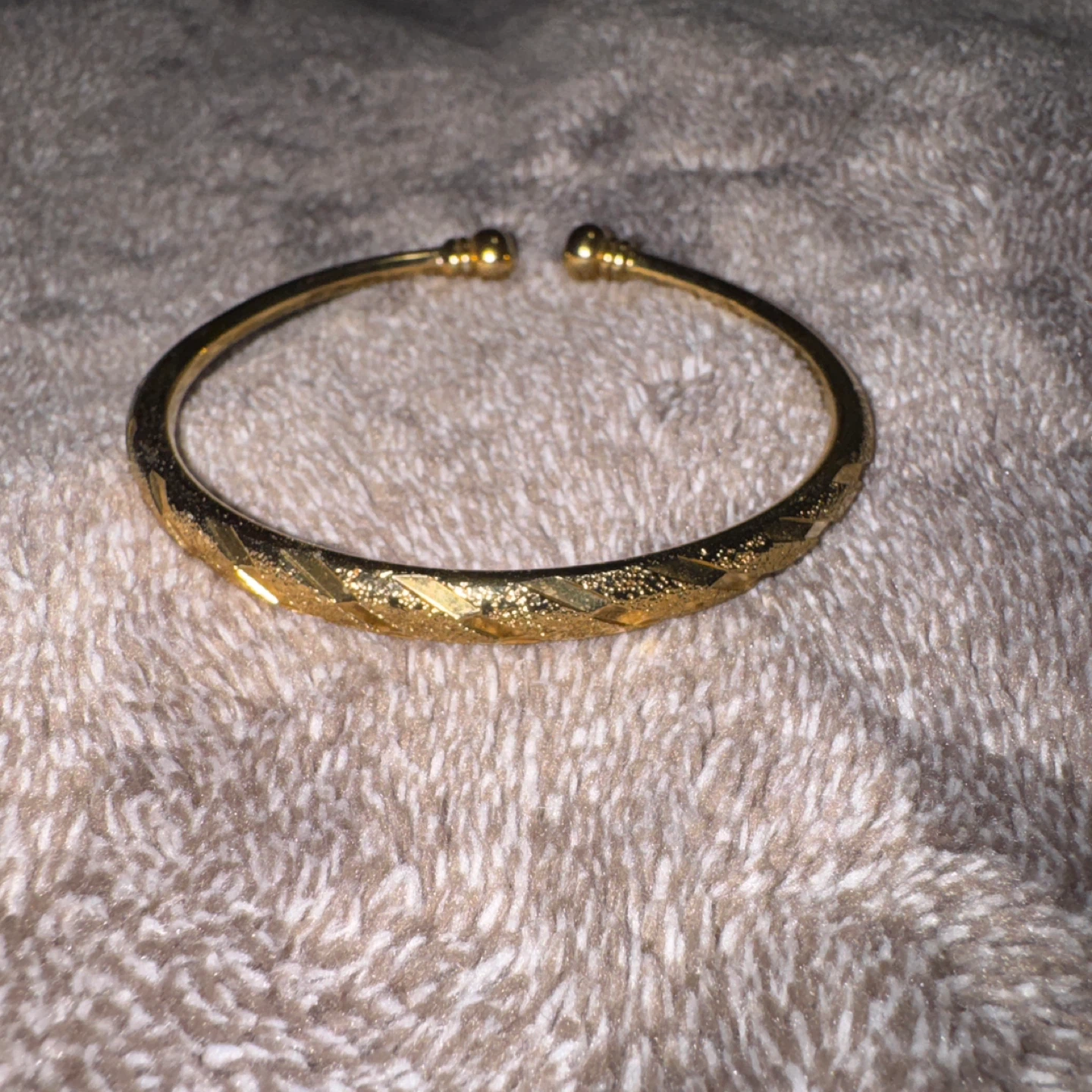 Gold plated Bangle