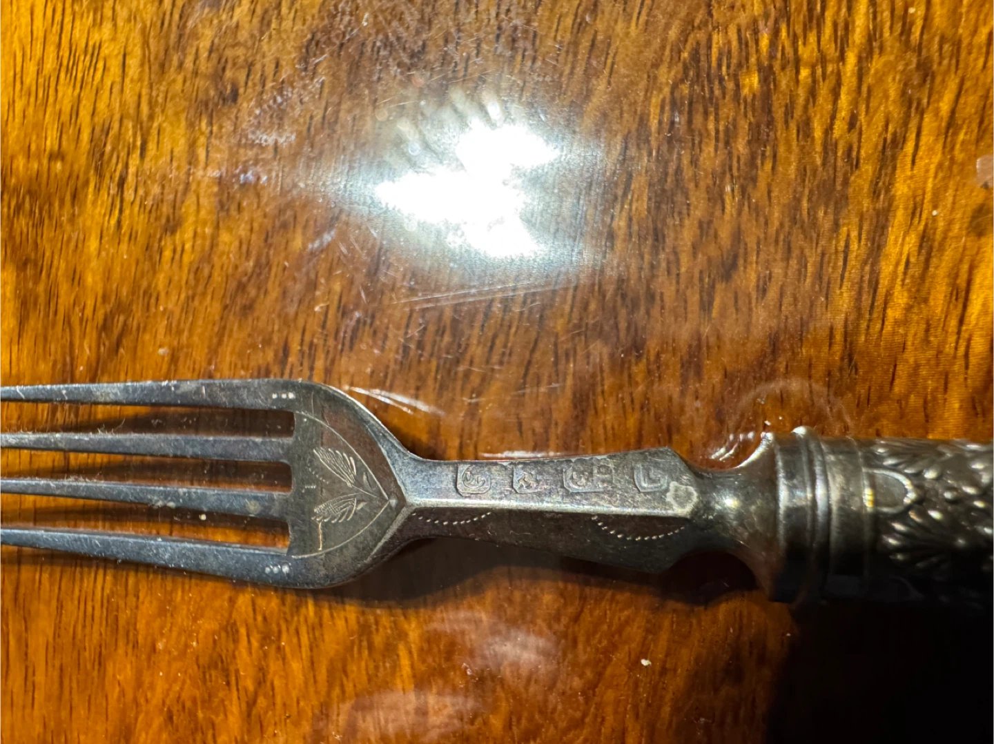 Victorian Mother of Pearl Handle 2pc Cutlery Set - photo 3